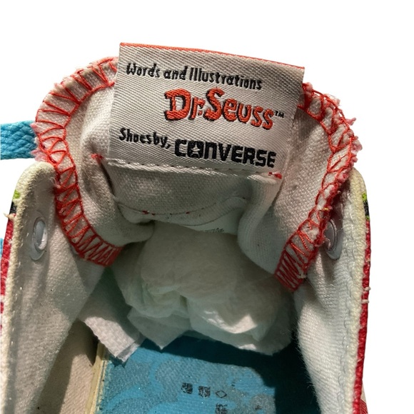 Converse Dr Seuss Sneakers Size 5.5 Men’s 7.5 Women’s - Picture 8 of 9